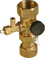 Afriso szybkozłącze ASK, do naczynia wzbiorczego, z zaworem rewizyjnym, 2x GW G1" 77934