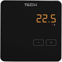 Tech sterownik pokojowy bezprzewodowy R-8Z, czarny (współpraca z L-8) STR8ZBK