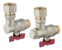 Ferro zestaw zaworów kulowych kątowych do kotła 1-funkcyjnego ZK1F20