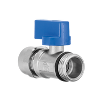 Invena zawór kulowy MINI PROV z dławikiem ze złączką pex 1/2"x1/2" ZK-57-N15-C