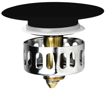 Instadrain korek do wanny, czarny 2851