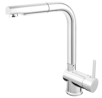 Ferro bateria zlewozmywakowa z wyciąganym natryskiem TOLEDO, chrom BTD4PO