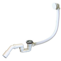 Prevex syfon wannowy nadstropowy fi 52 sitko metal A309M50