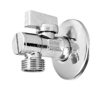 Diamond kurek kulowy kątowy z filtrem i z rozetą 1/2"x3/8", chrom ART.800-1/2X3/8 CH