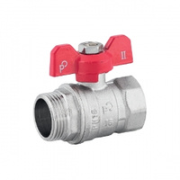 Perfexim zawór kulowy wodny WZ DN25 motylek 1041 G1 WZ PN16 C DN25 00-222-0250-010