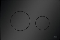 Tece TECEloop - przycisk spłukujący do WC z tworzywa, czarny matowy 9240925