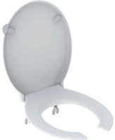 Geberit deska sedesowa Selnova Comfort z otwartym siedziskiem, bez barier, antybakteryjna, mocowanie od dołu 502.791.00.1