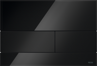 WYPRZEDAŻ: Tece TECEsquare - przycisk szkło czarne, przyciski czarne 9240809