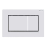 Geberit przycisk uruchamiający Sigma 30, przedni, biały mat, easy-to-clean  115.883.JT.1