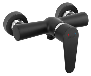 Ferro bateria natryskowa ścienna ALGEO BLACK BAG7BL