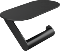 Hansgrohe uchwyt na papier toaletowy z półką, czarny matowy 27928670