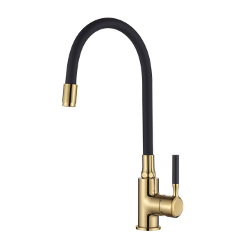 Invena bateria zlewozmywakowa Glamour czarno/złoty BZ-02-L17