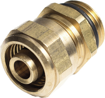 Tece śrubunek przejściowy z pierścieniem z mosiądzu do rur wielowarstwowych, 16 x R 1/2" TECEflex 740141