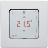 Danfoss termostat pokojowy Icon2 24V, naścienny 86x86 088U2128