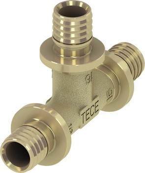 Tece trójnik, rozmiar 16 x 16 x 16, mosiądz standard 760016