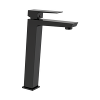 Invena bateria umywalkowa wysoka Paros, czarny BU-09-W04-A