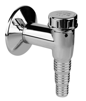 McAlpine przyłącze do pralki lub zmywarki nadtynkowy z kulką i odejściem 32mm CHROM WMV-32CP