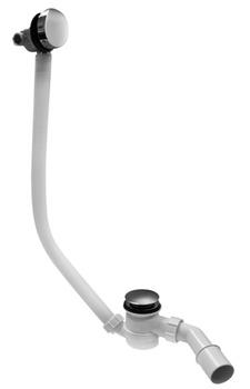 McAlpine zestaw odpływ-przelew. wannowy z odejściem 40/50mm, z mech. napełniającym, "klik-klak", L-1000mm, chrom HCN2600CC-15MM