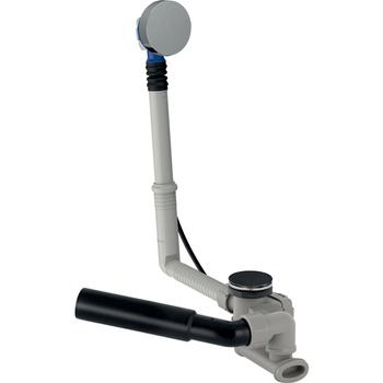 Geberit zestaw odpływowo-przelewowy do wanien, z korkiem auto., kompletny, chrom bł. 150.520.21.6